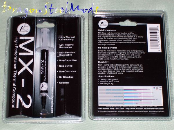 Arctic Cooling MX-2 Thermal Compound | DragonSteelMods