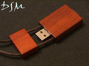 Wooden USB Memory Strap 2gb USB Drive