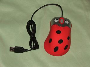 The Ladybug Mouse from USBGeek