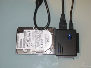 USB to SATA/IDE Universal Kit with One Touch Backup from USBGeek