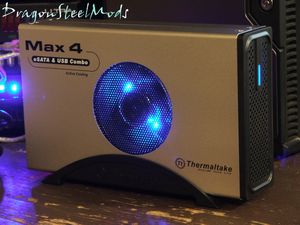 Thermaltake Max 4 Active Cooling eSATA and USB 3.5-inch SATA HDD Enclosure