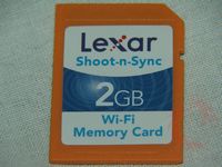 Lexar Shoot-n-Sync Wi-Fi 2GB Memory Card