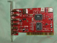 IEEE FireWire 1394 & USB 2.0 8-port Combo PCI Card