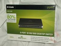 D-Link DGS-2208 8-Port 10/100/1000 Desktop Switch