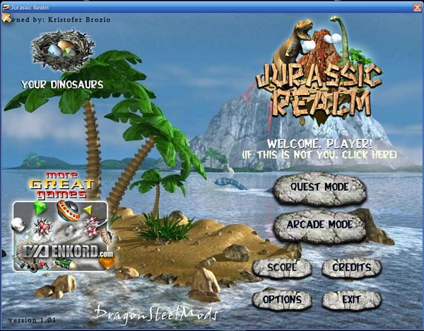 Jeu jurassic realm Jeu jurassic realm