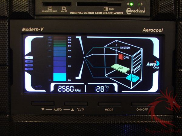 Aerocool Modern V LCD Fan Controller and Temperature Monitor