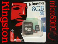 Kingston 8GB microSDHC Card Review