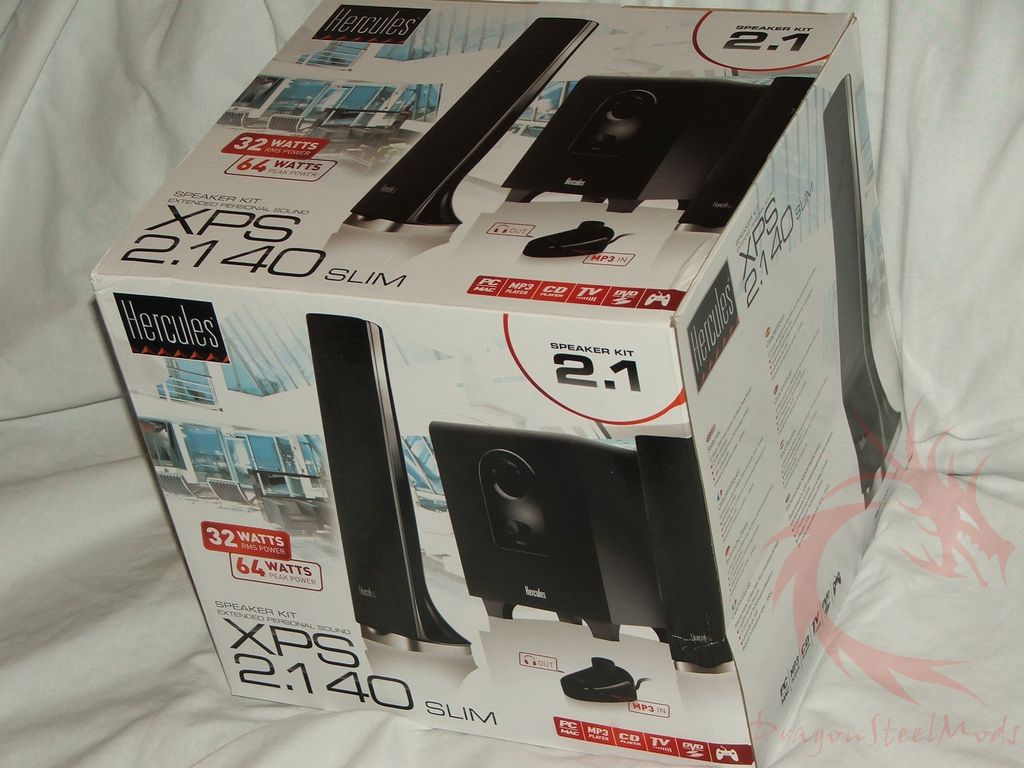 Hercules XPS 2.1 40 Slim Speaker System 4769205 B&H Photo Video