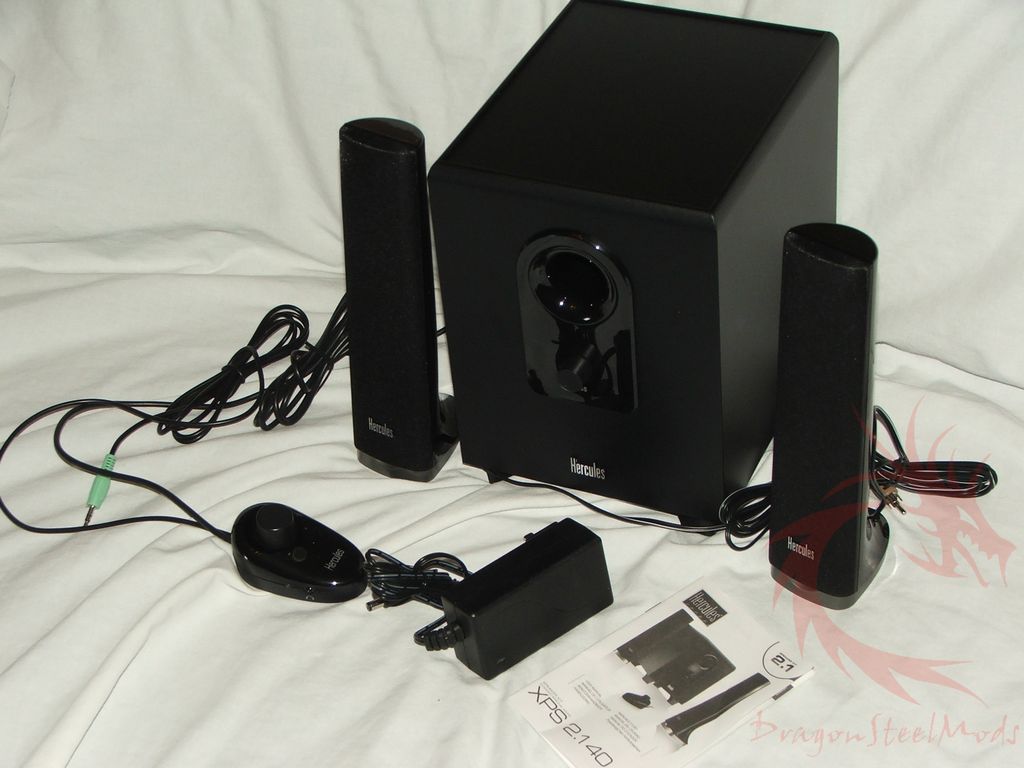 Hercules XPS 2.1 40 Slim Speakers Review | DragonSteelMods