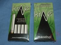 KRAVE Disposable Electronic Cigarette Menthol Flavor Review