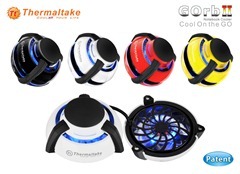Thermaltake mini-size portable GOrb II, a pocketable notebook cooler