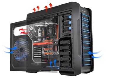 Thermaltake Chaser A71 Gaming Case combines maximum performance, cooling and compatibility in a full-tower package Thermaltake Chaser A71 Gaming Case combines maximum performance, cooling and compatibility in a full-tower package